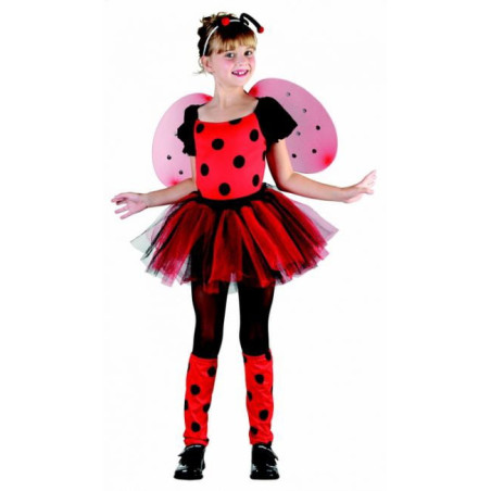 Déguisement fille coccinelle rouge à tutu