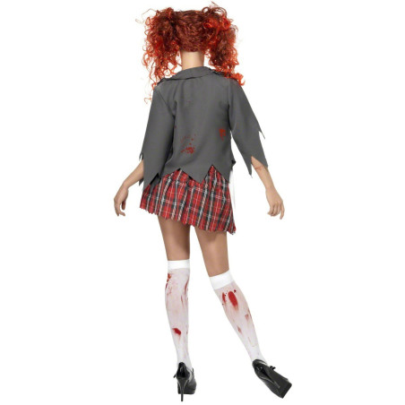 Déguisement Ecolière Zombie Halloween femme