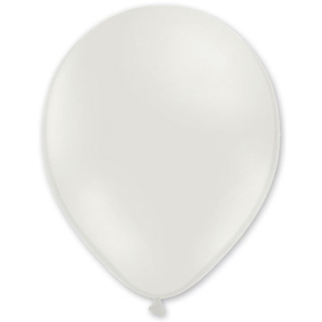 Ballons latex Mariage blanc et or pas chers