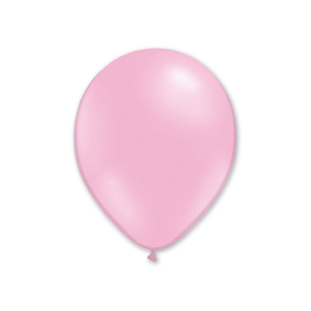 Lot de 100 ballons en latex opaque  rose