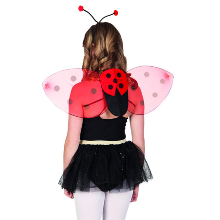 Kit ailes enfant et serre-tête de coccinelle