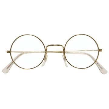 Paire de lunettes métal rondes adulte du père noël