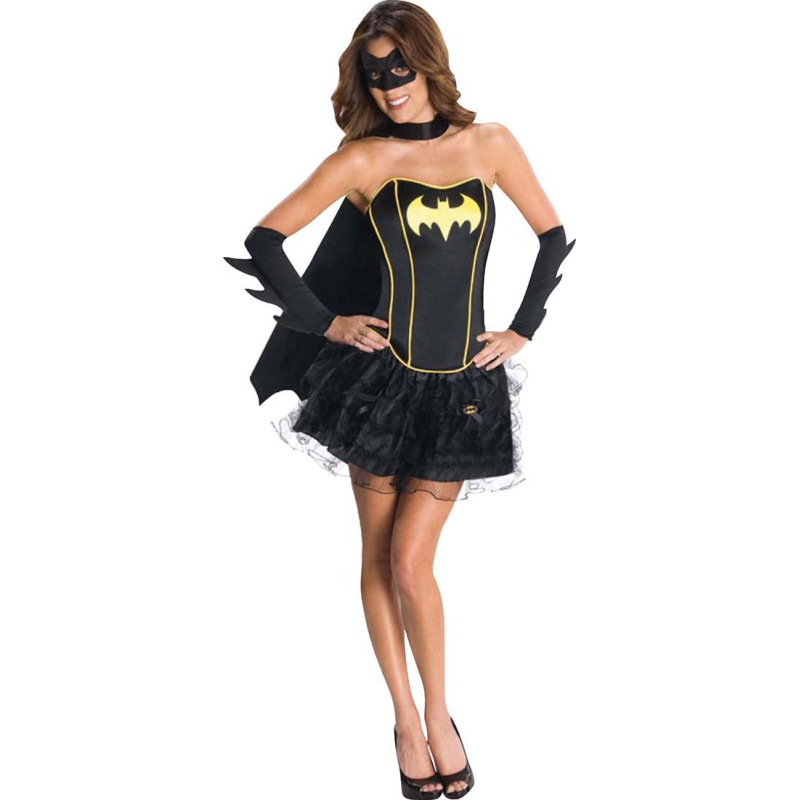 Débardeur Batgirl Gris Et Noir – Taille XS-S Femme – Occasion Très Bon état