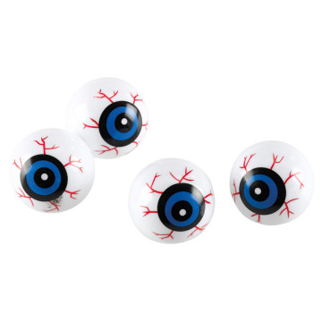 Lot de 6 Faux globes oculaires Halloween