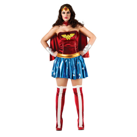 Déguisement femme grande taille Wonder Woman