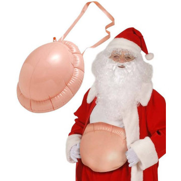 Ventre gonflable de bossu du père noël pour adulte femme enceinte