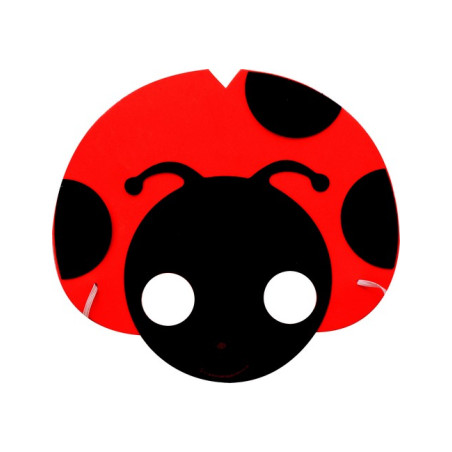 Masque enfant de coccinelle