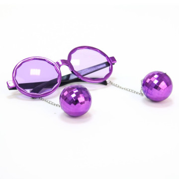 Lunettes disco  violette