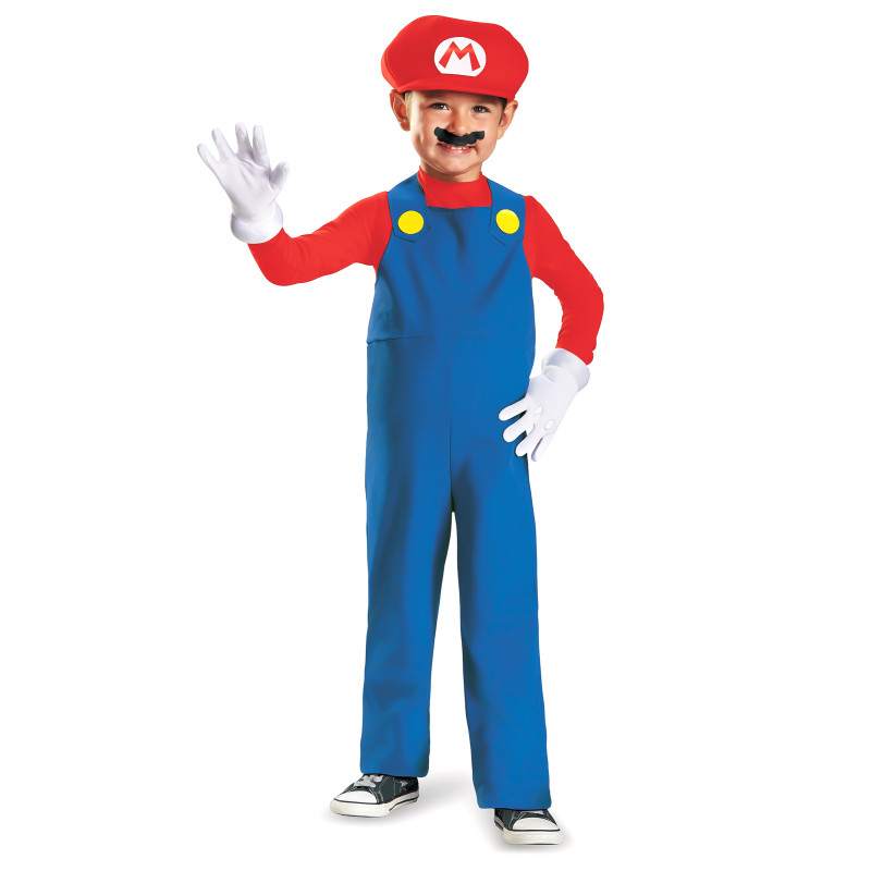 Costume Mario et Luigi Enfant Adulte Casquette Gants Moustache