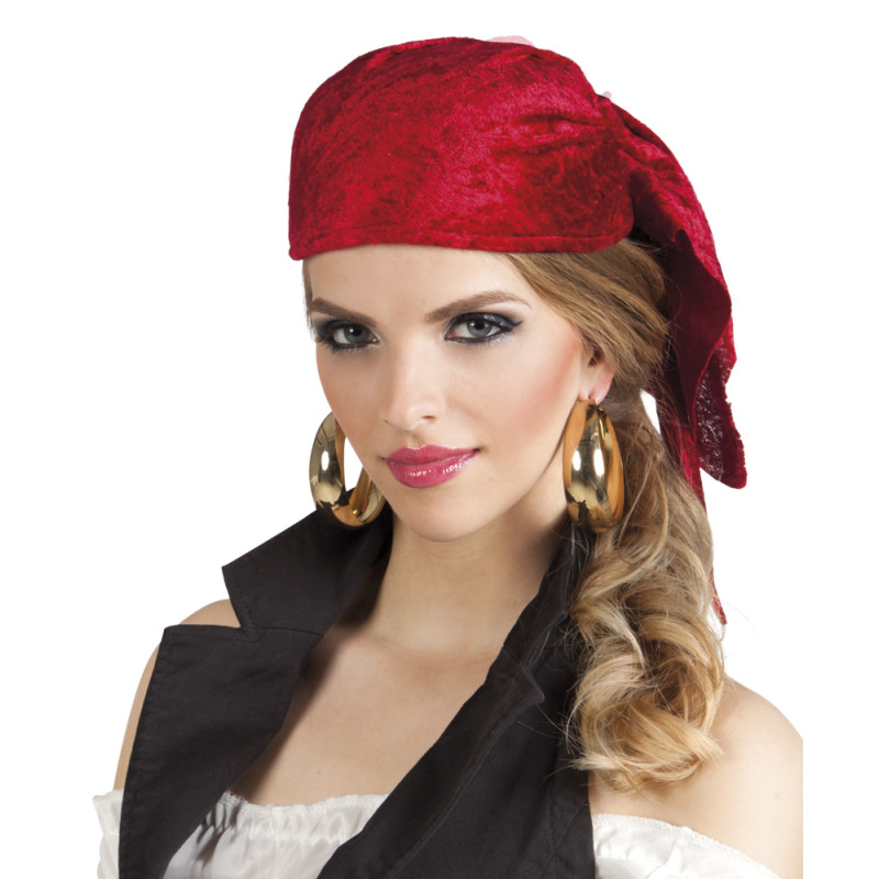 Bandeau Femme Bandana Rouge Bandana Rouge Adulte