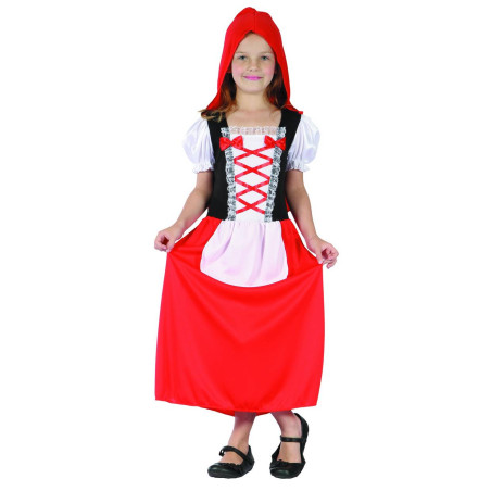 Déguisement Petit Chaperon Rouge fille   long