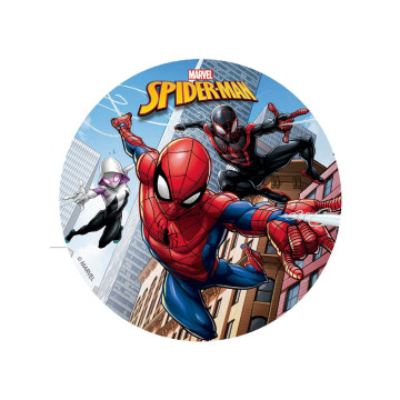 Disque en sucre Spiderman