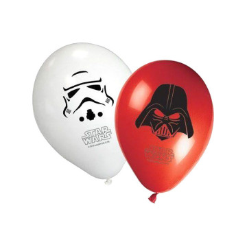 Lot de 8 ballons Star Wars en latex