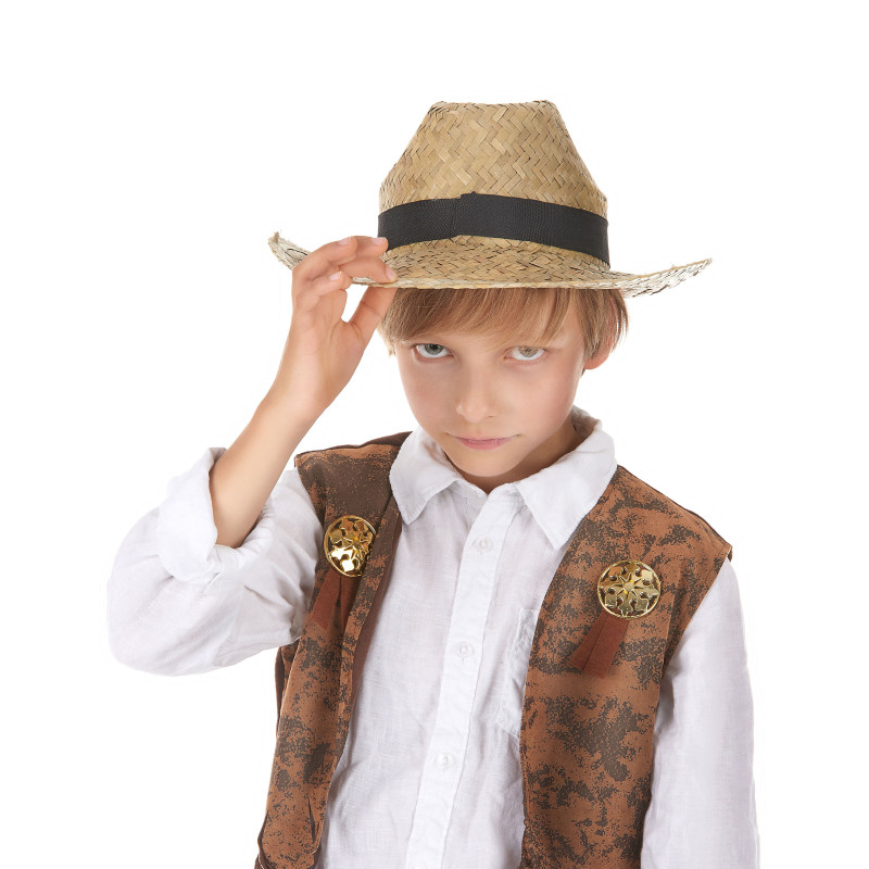 Chapeau de cowboy arc-en-ciel à paillettes pour la fierté gay