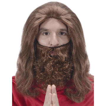 Perruque avec barbe Jésus