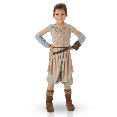 Déguisement luxe Rey Star Wars VII fille