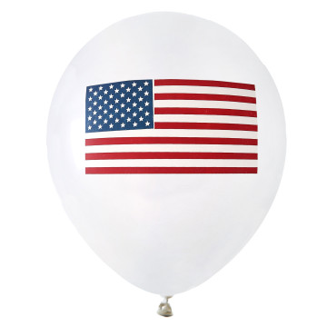 8 Ballons en latex USA