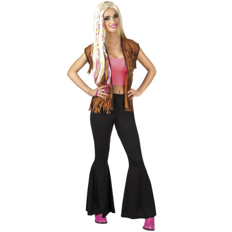 Pantalon disco noir pattes d'élephant femme Pantalon disco noir pattes d'élephant femme