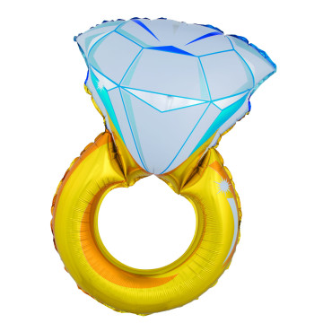 Ballon d'une bague géante en diamant de 105 cm