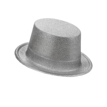 Chapeau argent pailleté