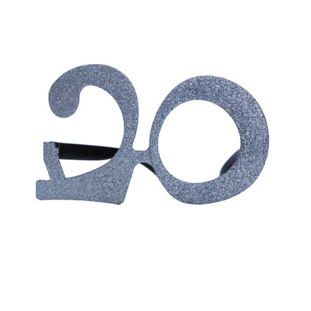 Lunettes 20 ans âge à paillettes