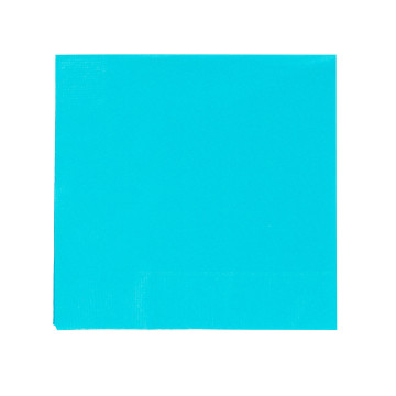 50 Serviettes turquoises