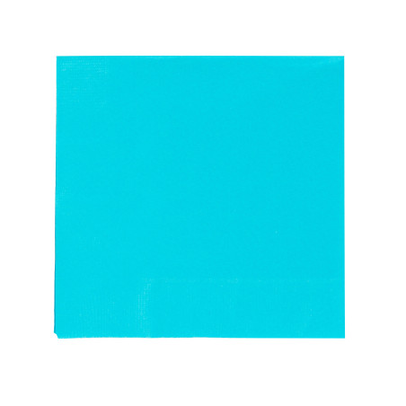 50 Serviettes turquoises