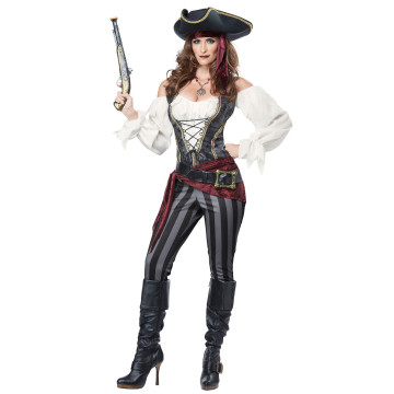 Déguisement gris femme de pirate