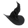 Chapeau de sorcière halloween velours noir taille adulte