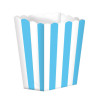 Lot de 5 boîtes Popcorn bleu