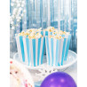 Lot de 5 boîtes Popcorn bleu