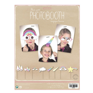 Kit photobooth bébé licorne