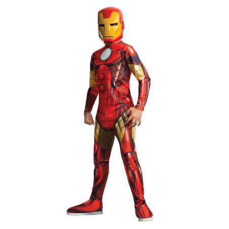 Déguisement garçon classique Iron man série animée Déguisement garçon classique Iron man série animée