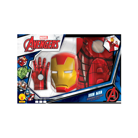 Coffret classique avec gants pour garçon de Iron man