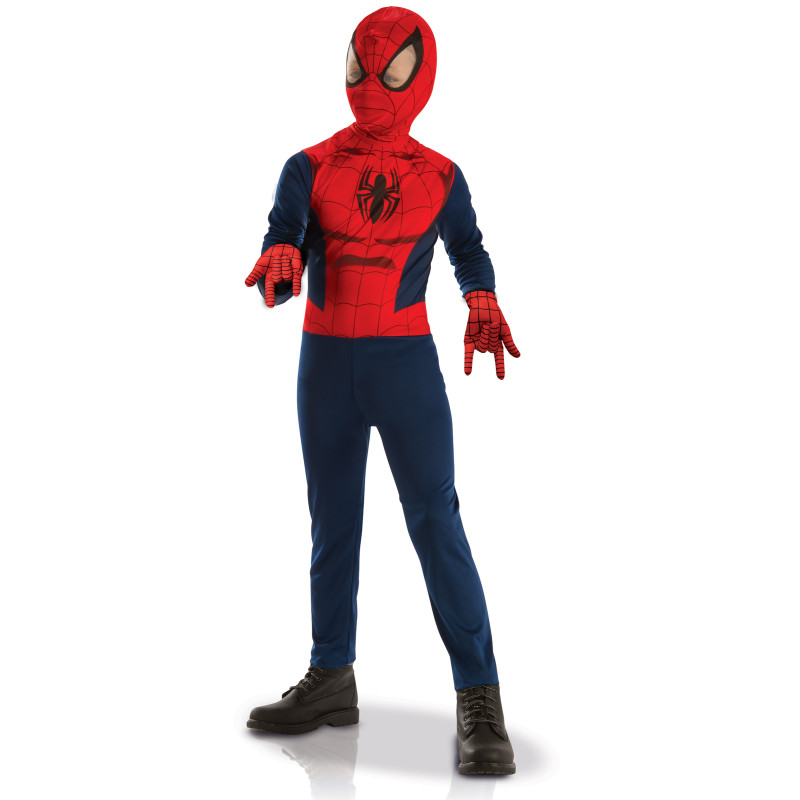 Ensemble Bonnet + Gants Spiderman Marvel – Hiver Chaud & Confortable – Garçon 3-9 Ans – Officiel