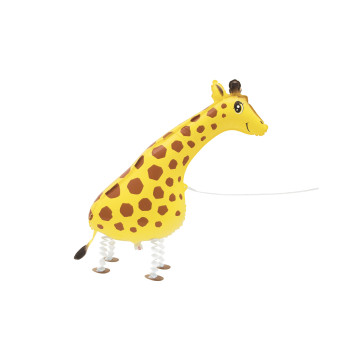 Ballon métallique girafe