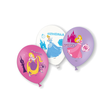 Lot de 6 ballons princesses