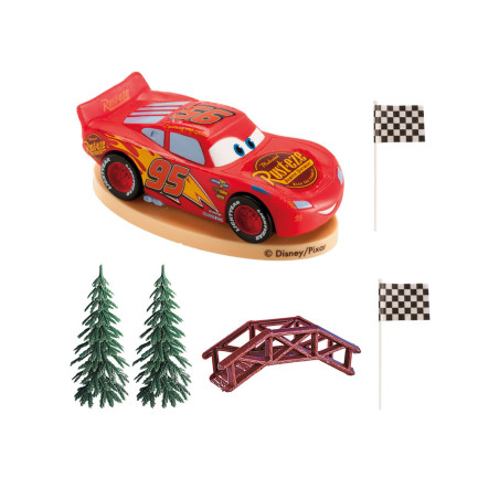 Kit décor gâteau Cars