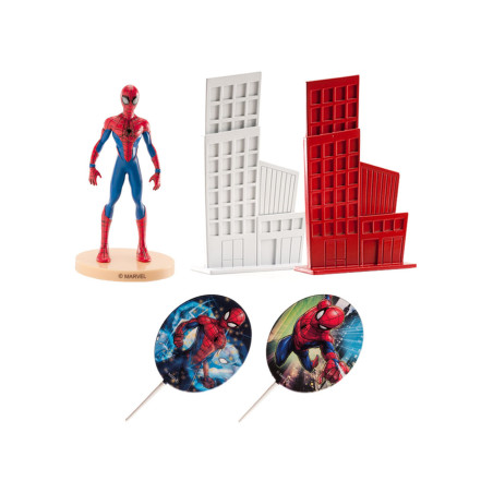 Kit décor gâteau Spiderman