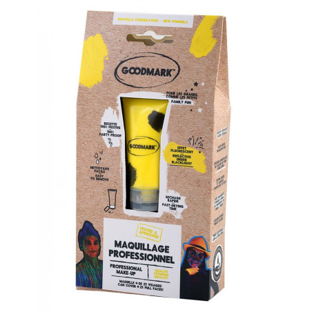 Crème de maquillage jaune UV 20 ml pour professionnelle