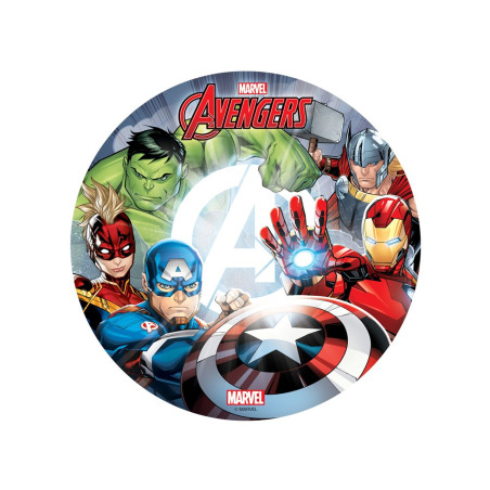 Disque Avengers de 20 cm  en Azyme