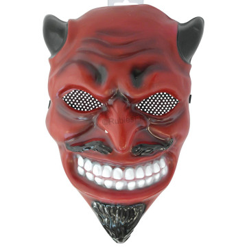 Masque Diable rouge luxe Halloween