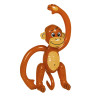 Singe gonflable 50 cm