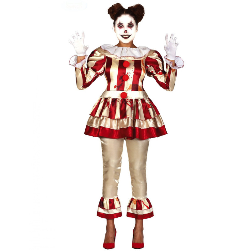Déguisement Clown Luxe Avec Jupon Lumineux - Déguisement adulte Femme Le  Deguisement.com