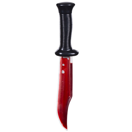 Couteau sanglant halloween assassin de 33 cm