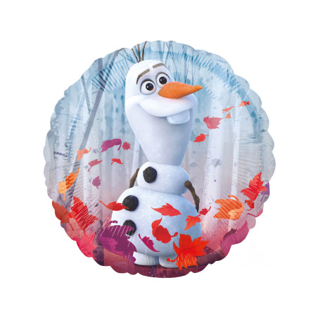 Ballon aluminium rond La Reine des Neiges