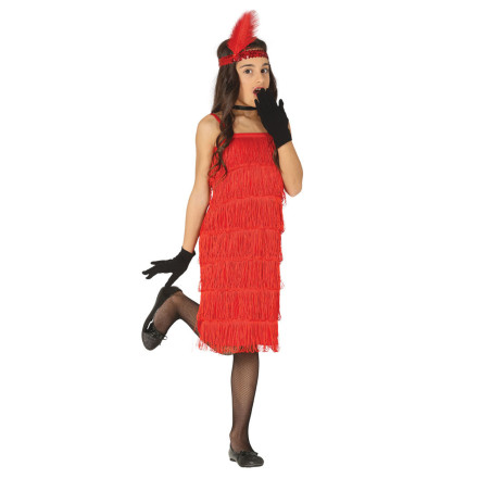 Déguisement charleston rouge fille Déguisement charleston rouge fille