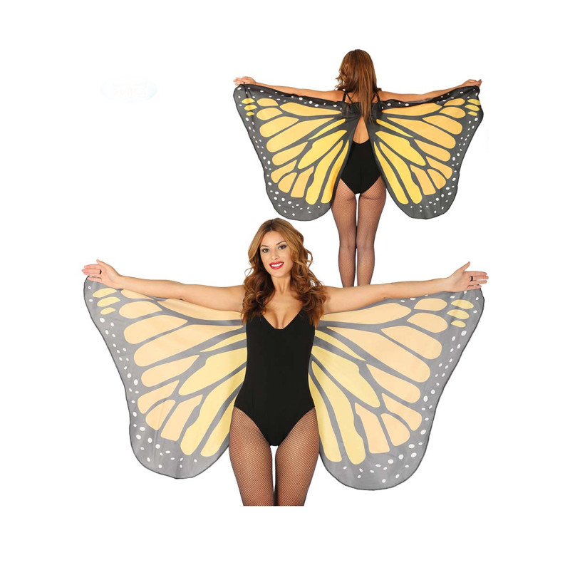 Costume Fée Avec Oreilles Elfes Bâton étoile Ailes De Papillon + Oreilles D'elfe Pour Adulte