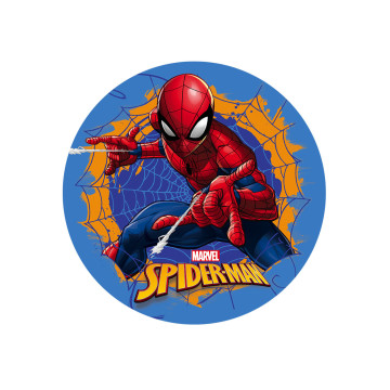 Disque bleu de 20 cm spiderman en azyme