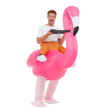 Gros déguisement adulte flamant rose